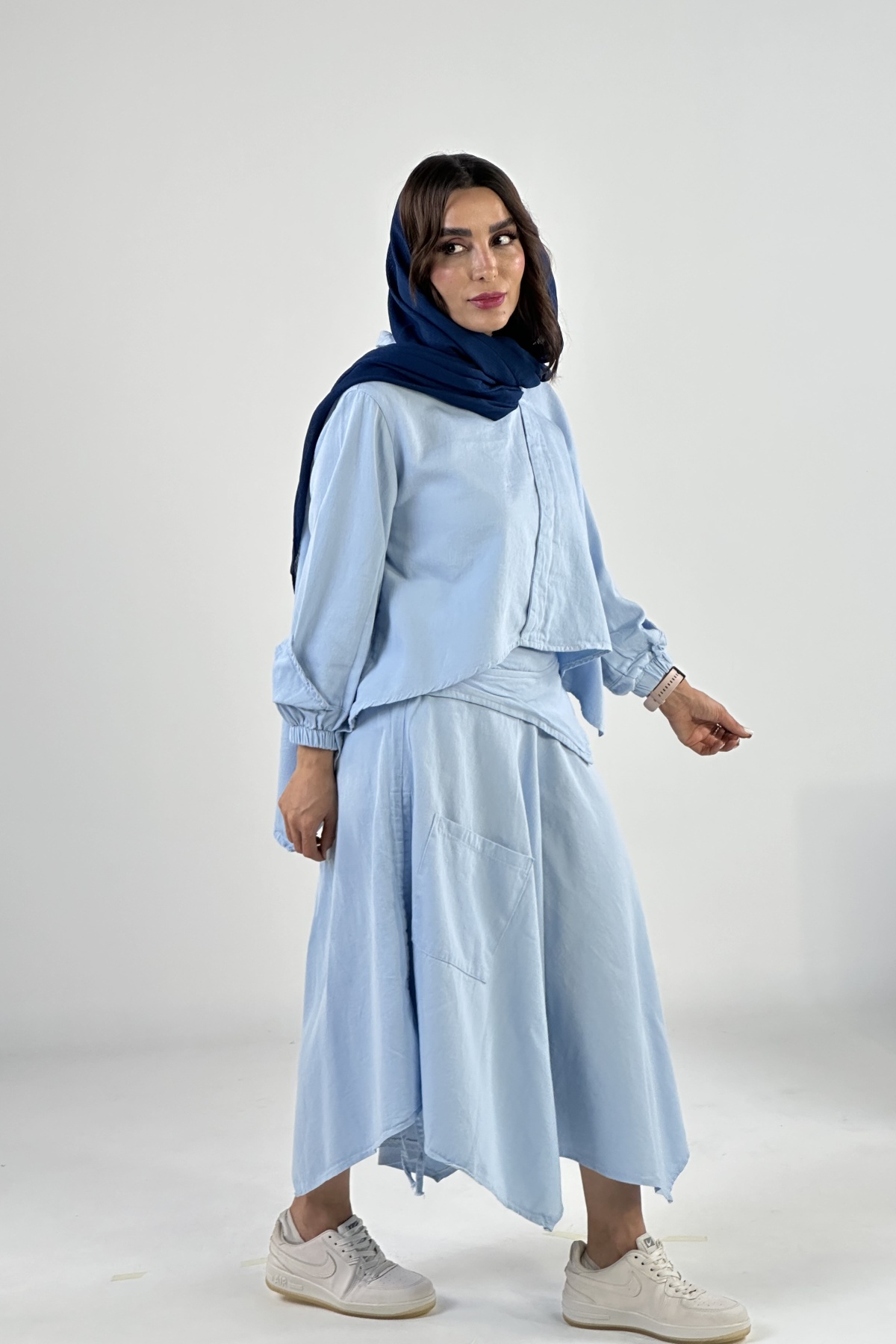 ست شومیز دامن شلواری