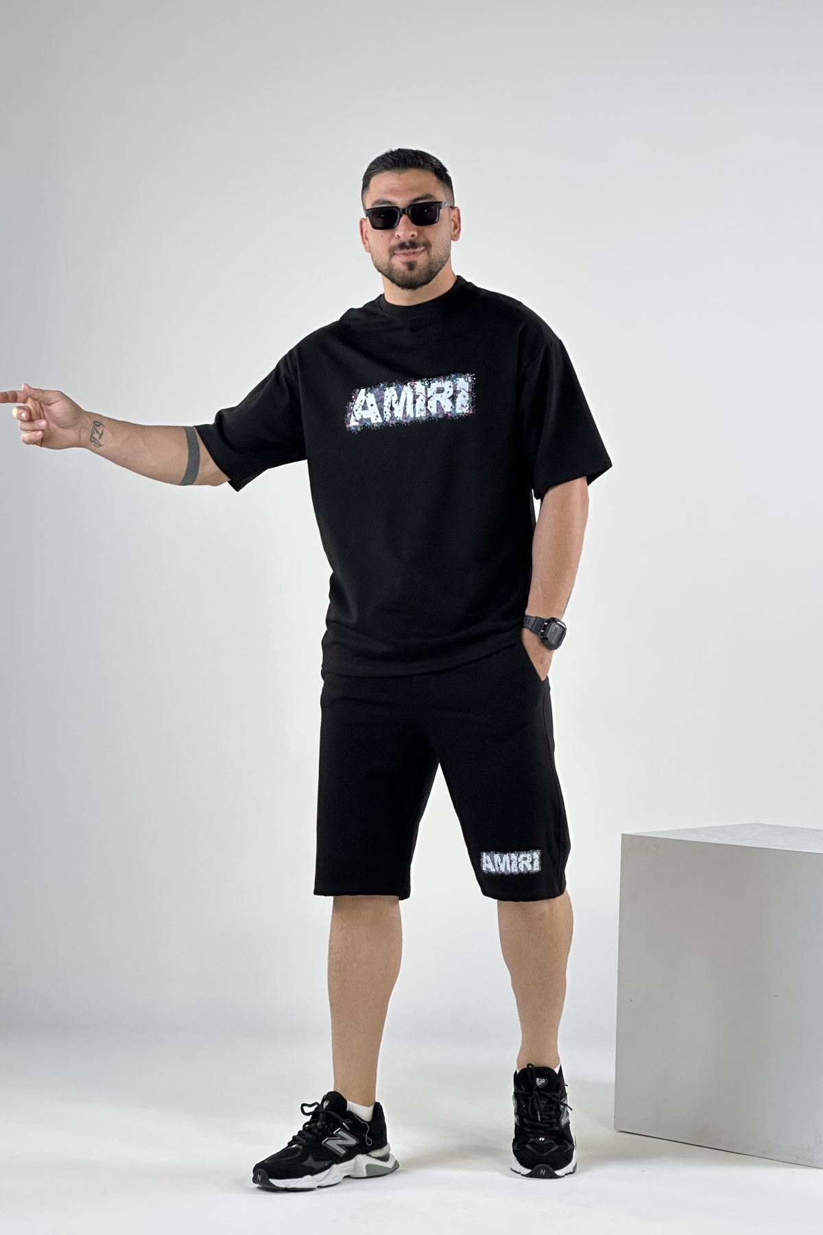 ست تیشرت شلوارک AMIRI