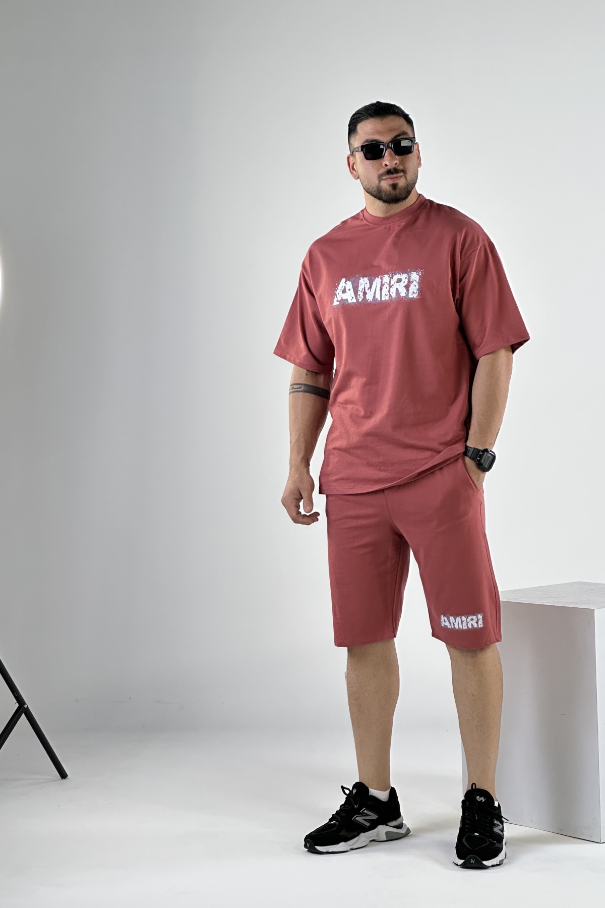 ست تیشرت شلوارک AMIRI