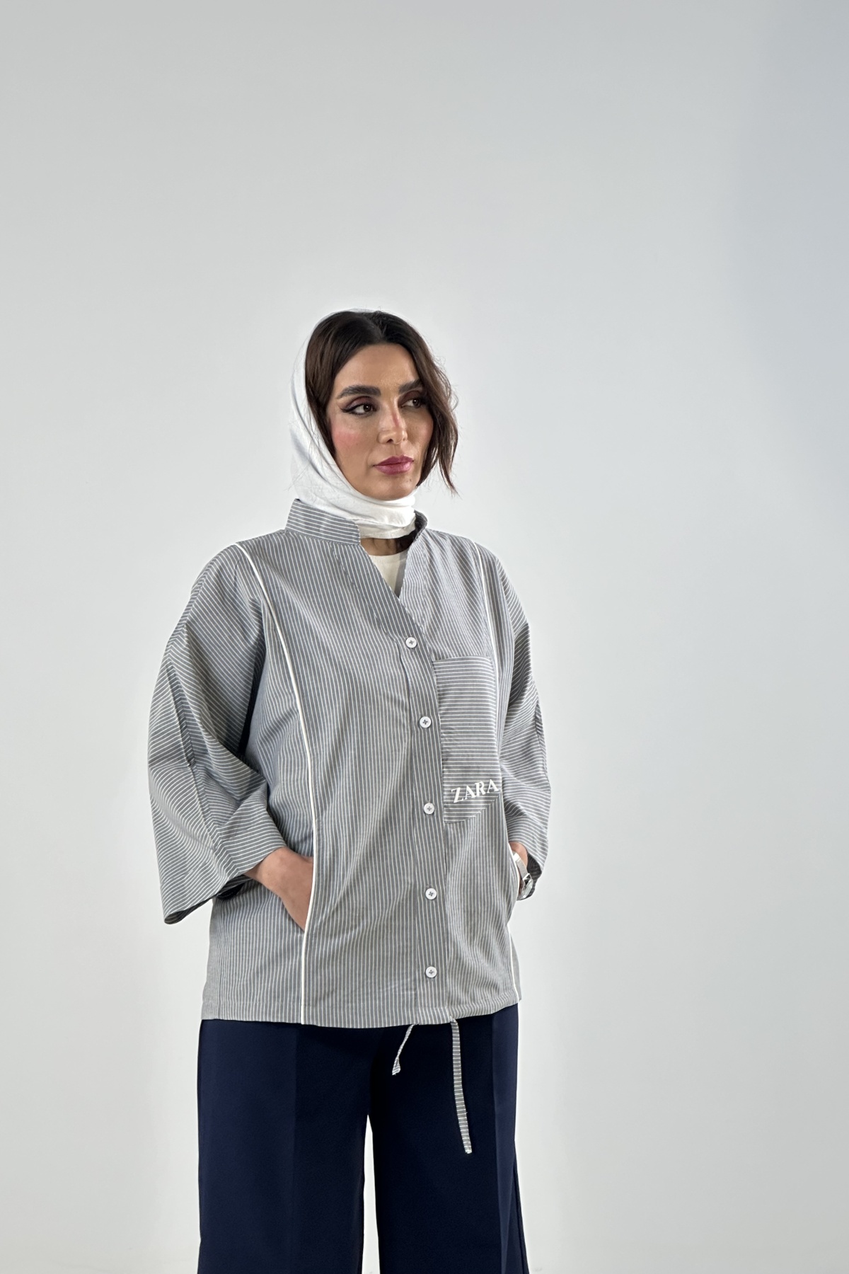 شومیز یقه دیپلمات