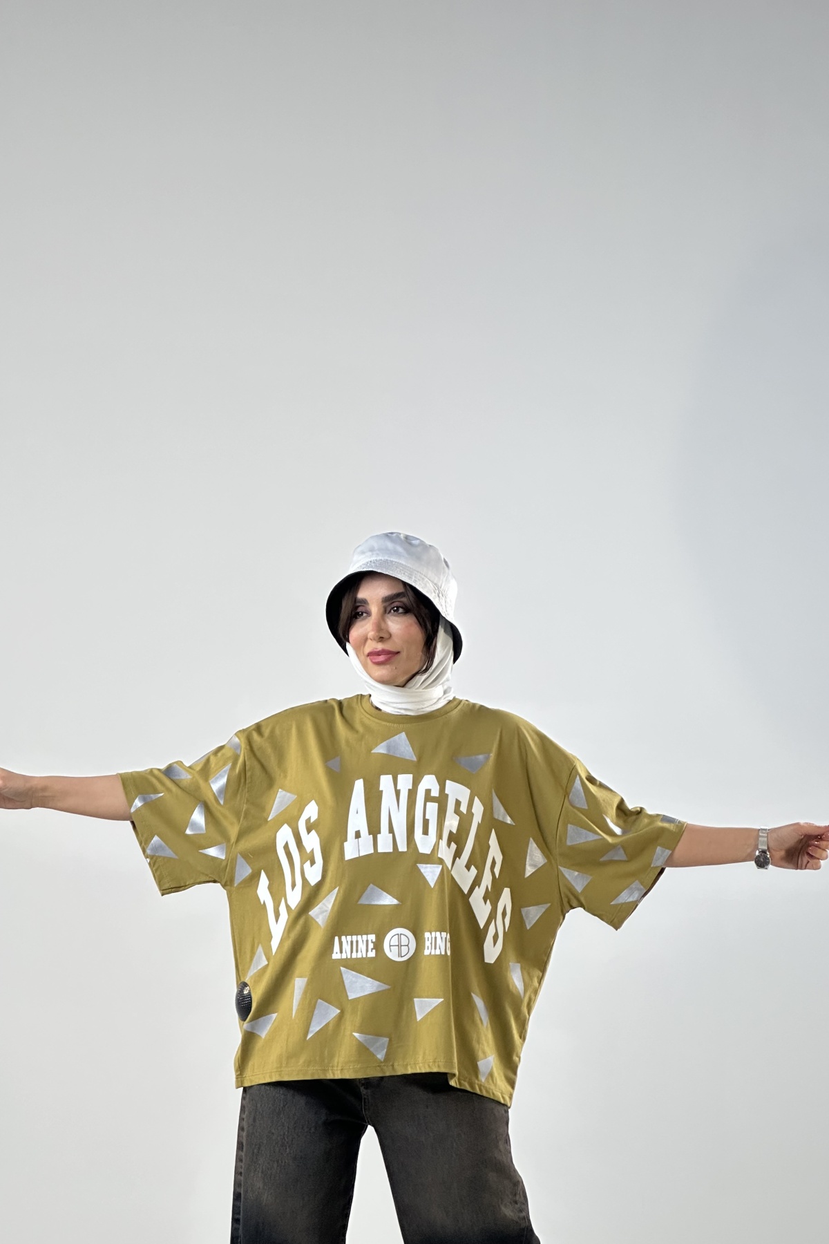 تیشرت باکسی LOS ANGELS