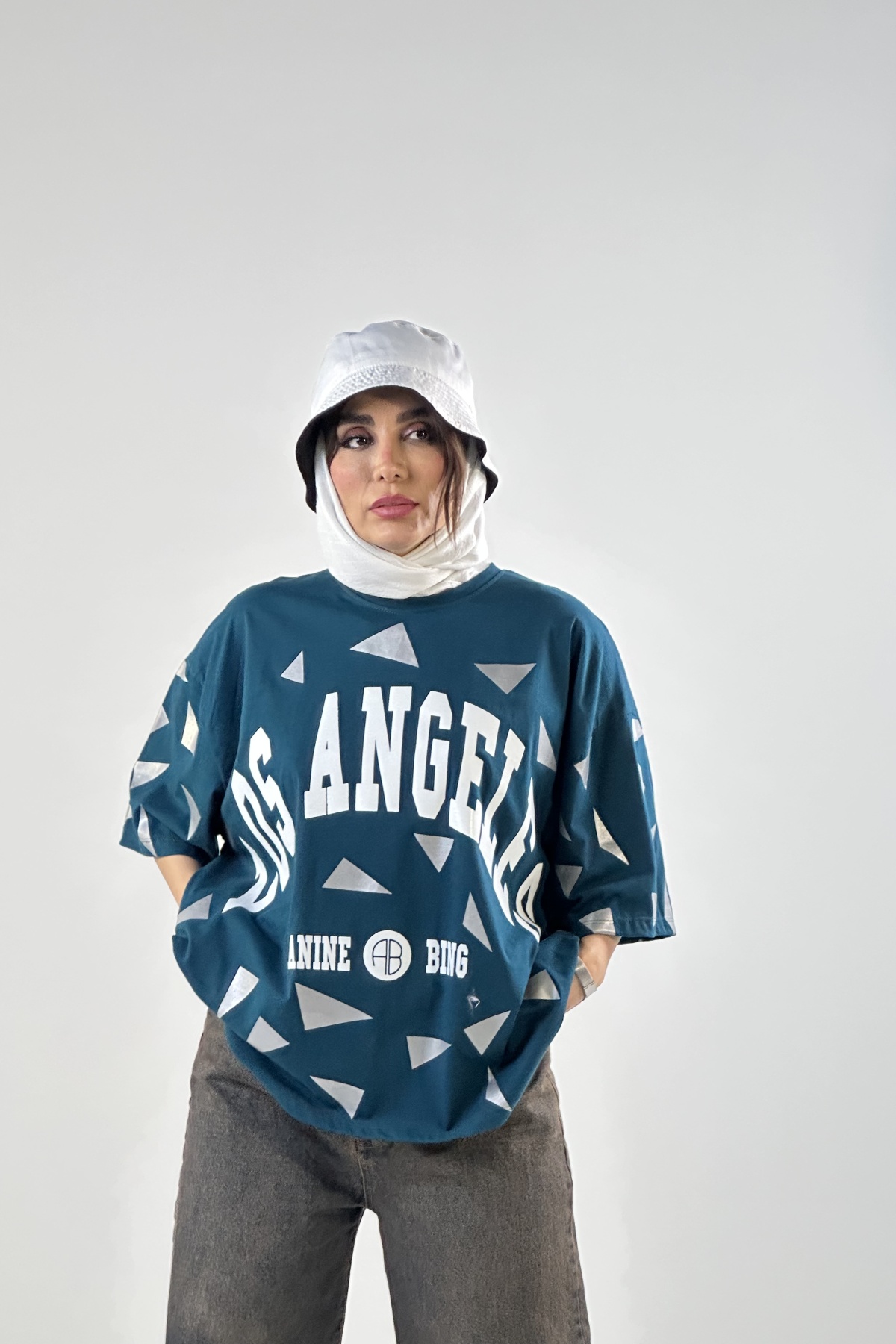 تیشرت باکسی LOS ANGELS