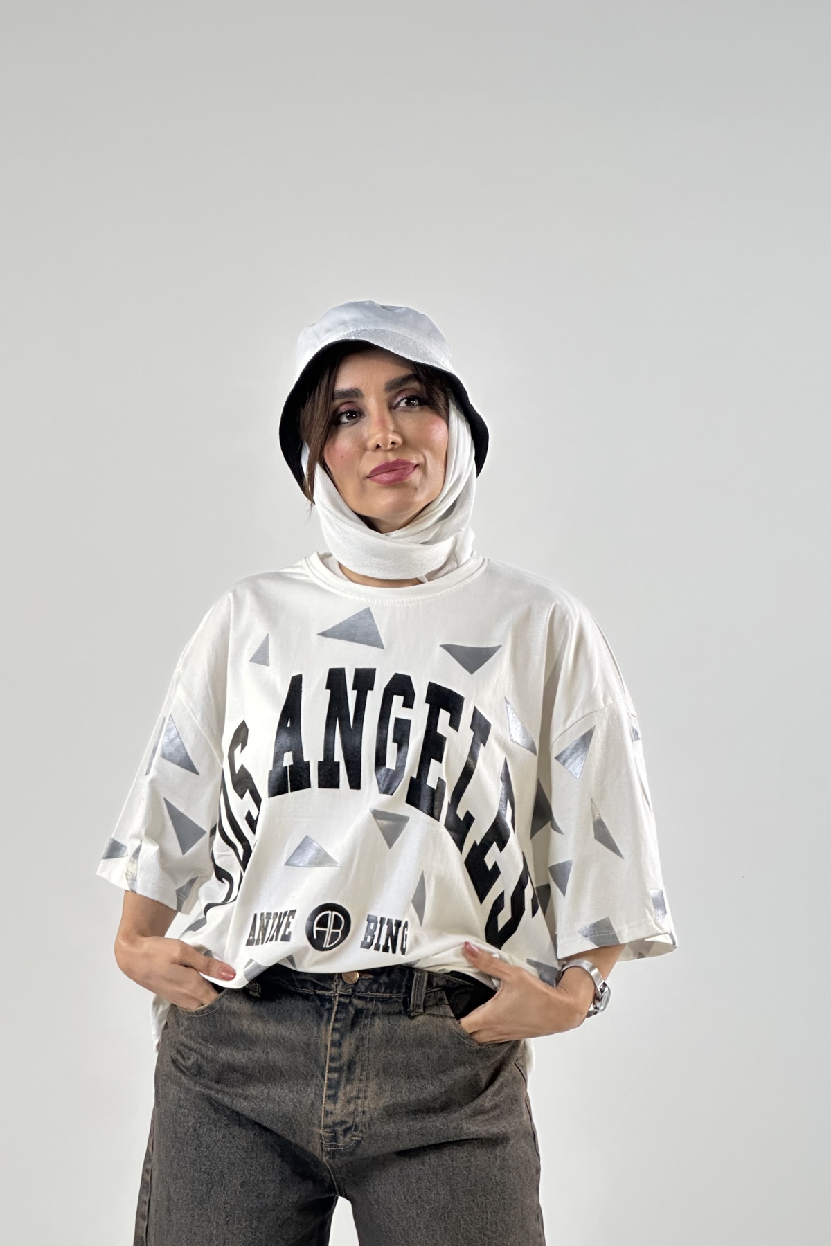 تیشرت باکسی LOS ANGELS