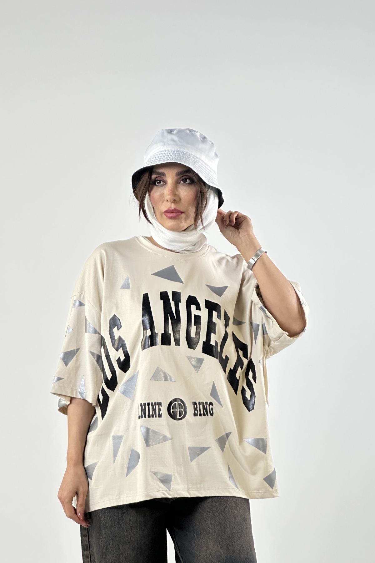 تیشرت باکسی LOS ANGELS