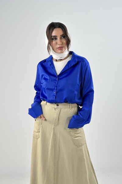 شومیز ساتن زارا   (6162)