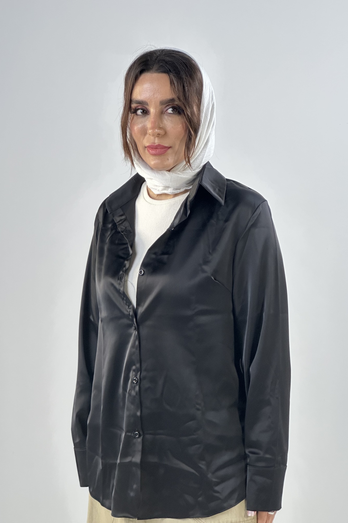 شومیز ساتن زارا   (6162)