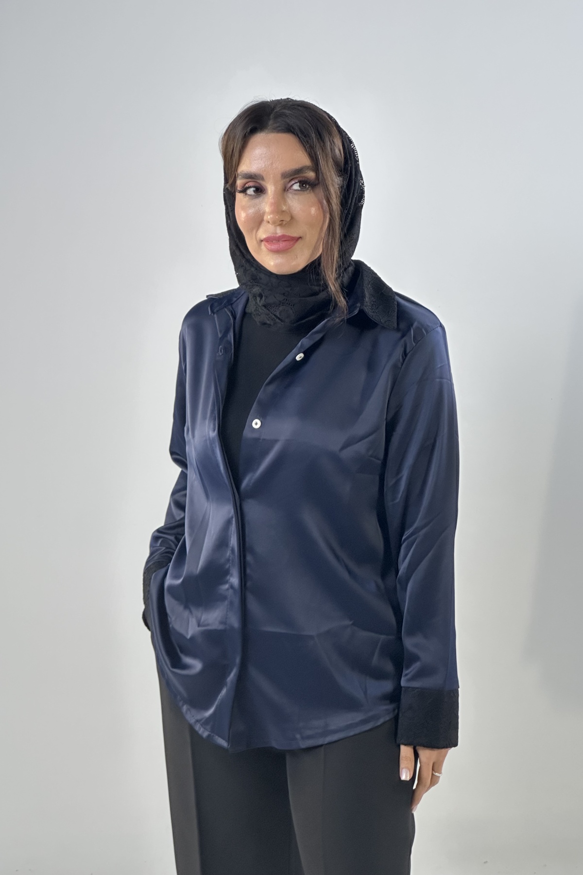 شومیز ساتن  (7145)