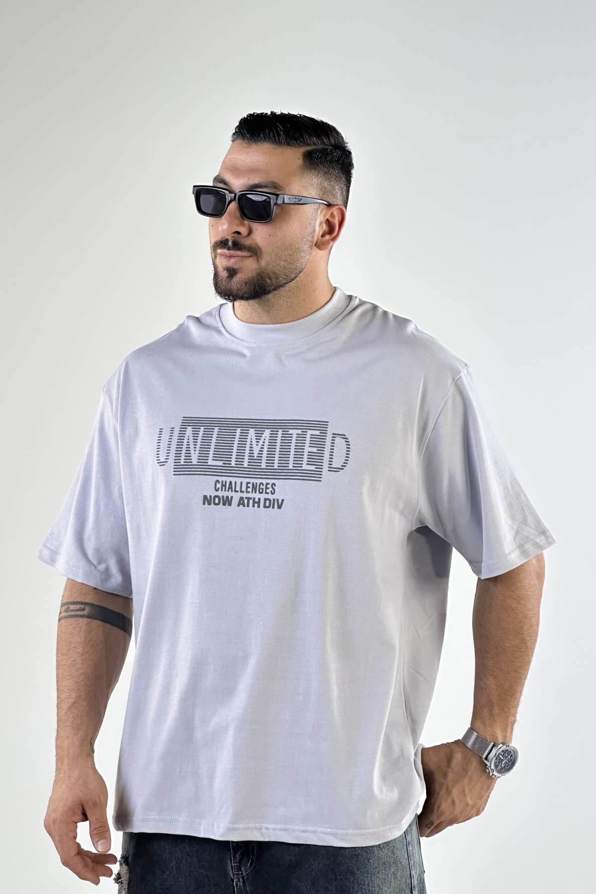 تیشرت چاپ UNLIMITED ماکان (7673)