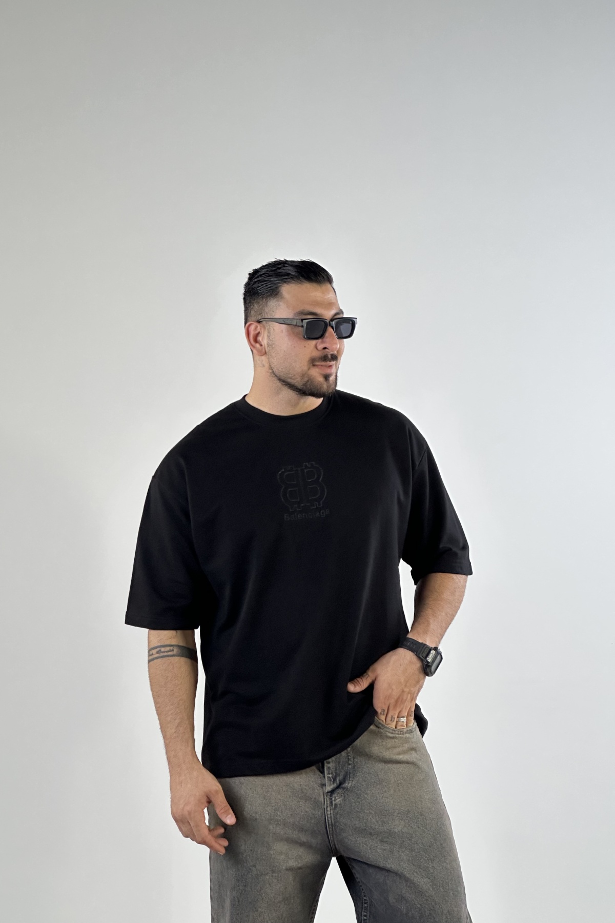 تیشرت گلدوزی بالنسیاگا  (7680)