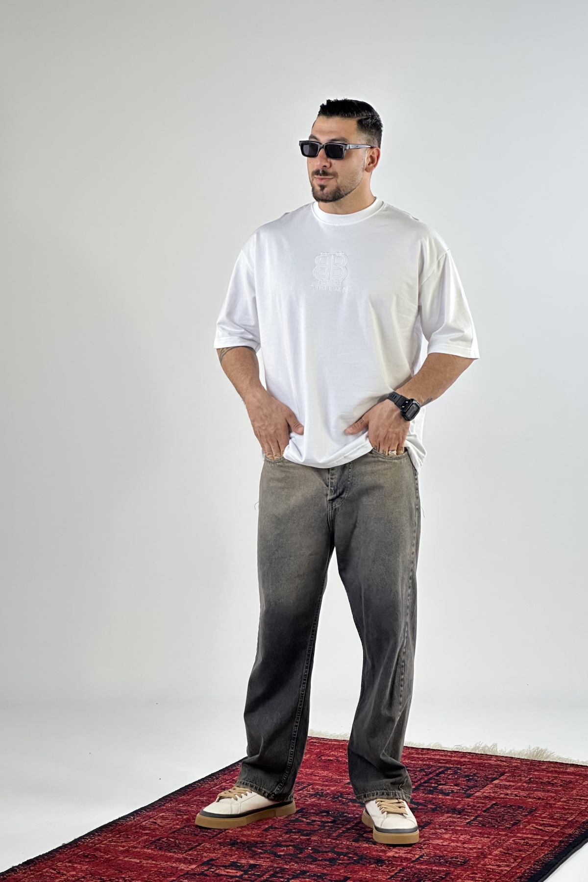 تیشرت گلدوزی بالنسیاگا  (7680)