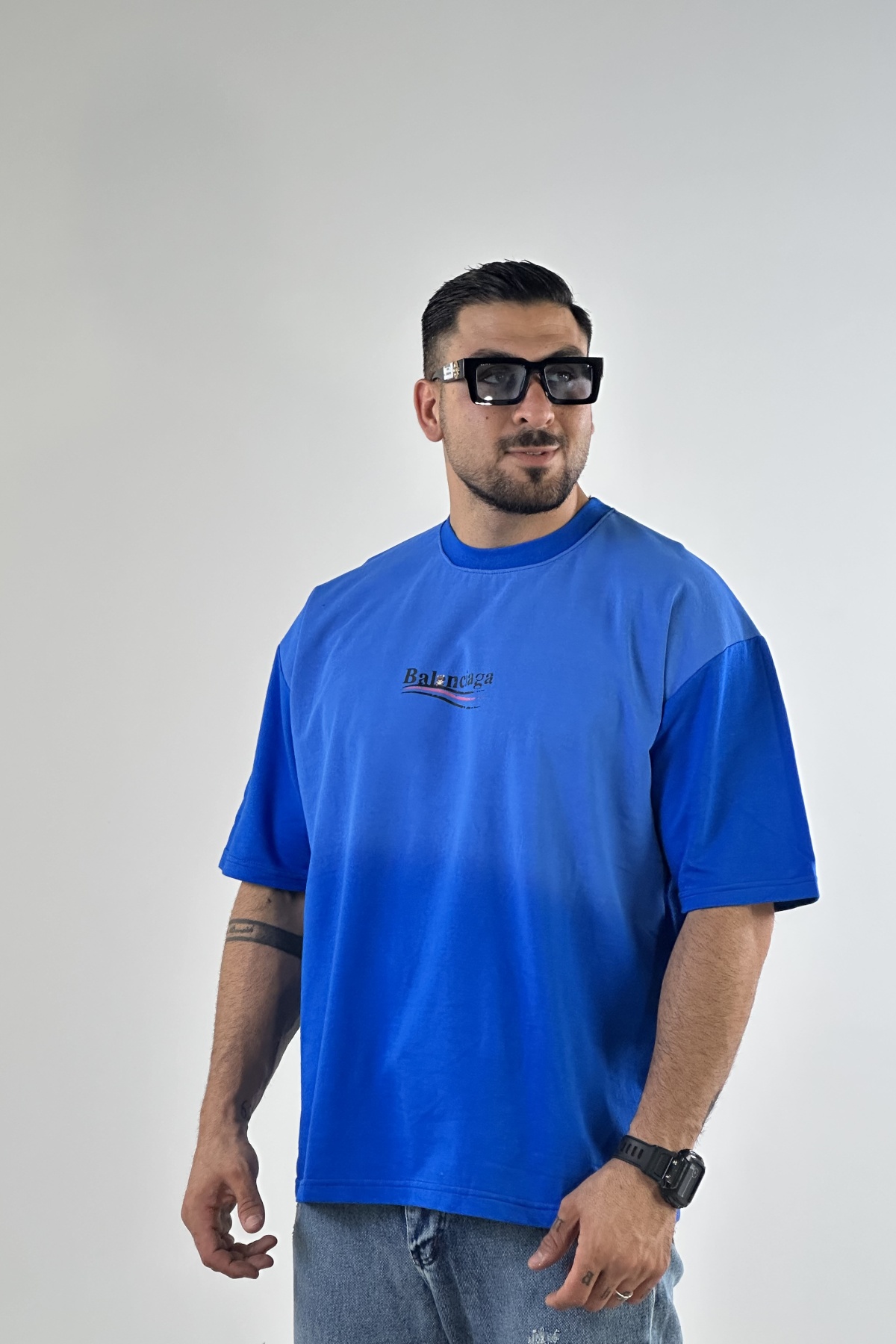 تیشرت چاپ بالنسیاگا عروسکی (7679)