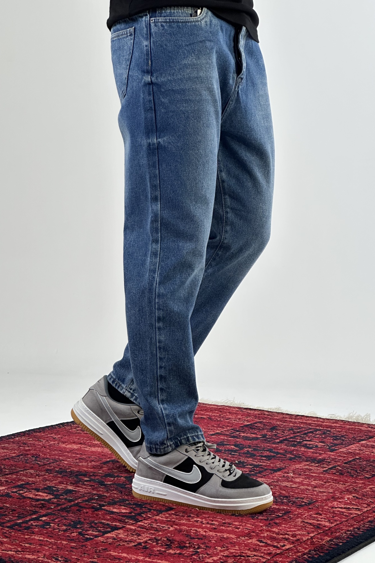 شلوار مام آبی (7685)