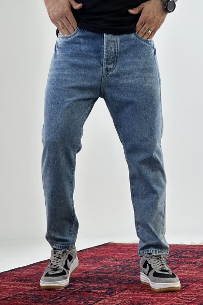 شلوار مام آبی دریایی(7687)