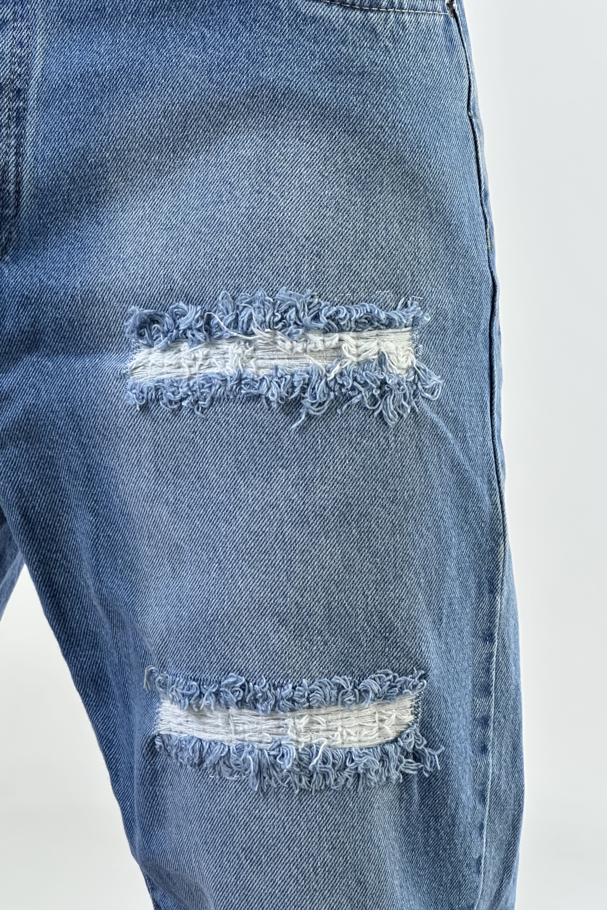 شلوار مام آبی روشن  (7550)