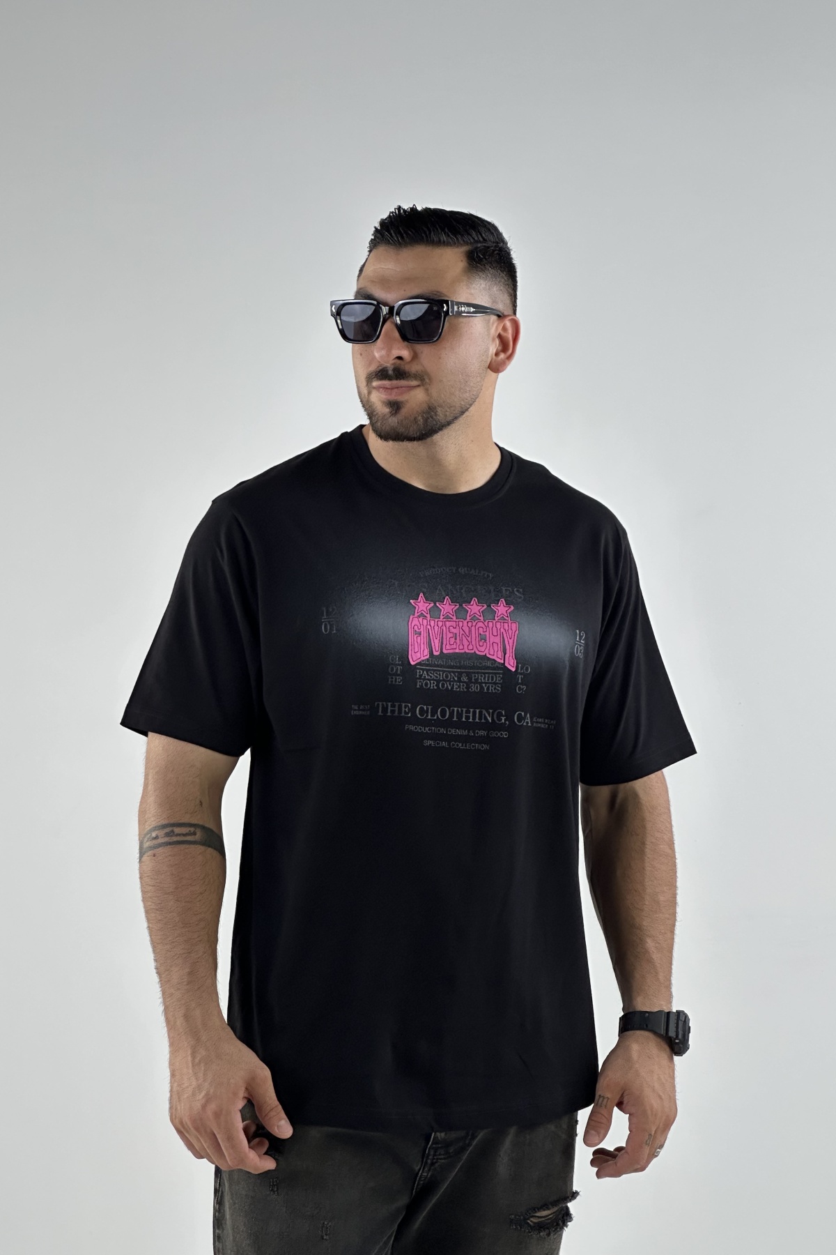 تیشرت چاپ CIVENCHY تیکه دوزی (7733)