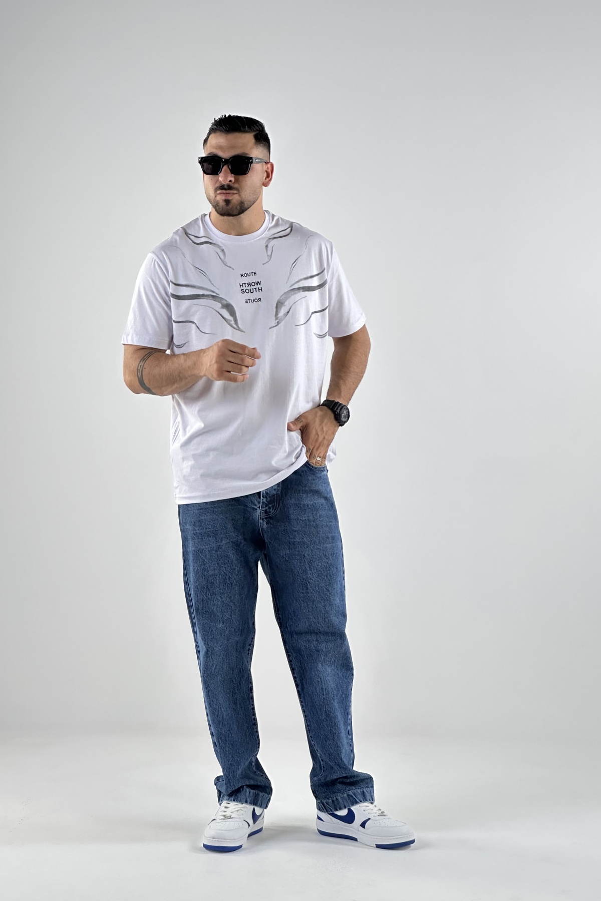 تیشرت ROUTE پنبه  (7733)