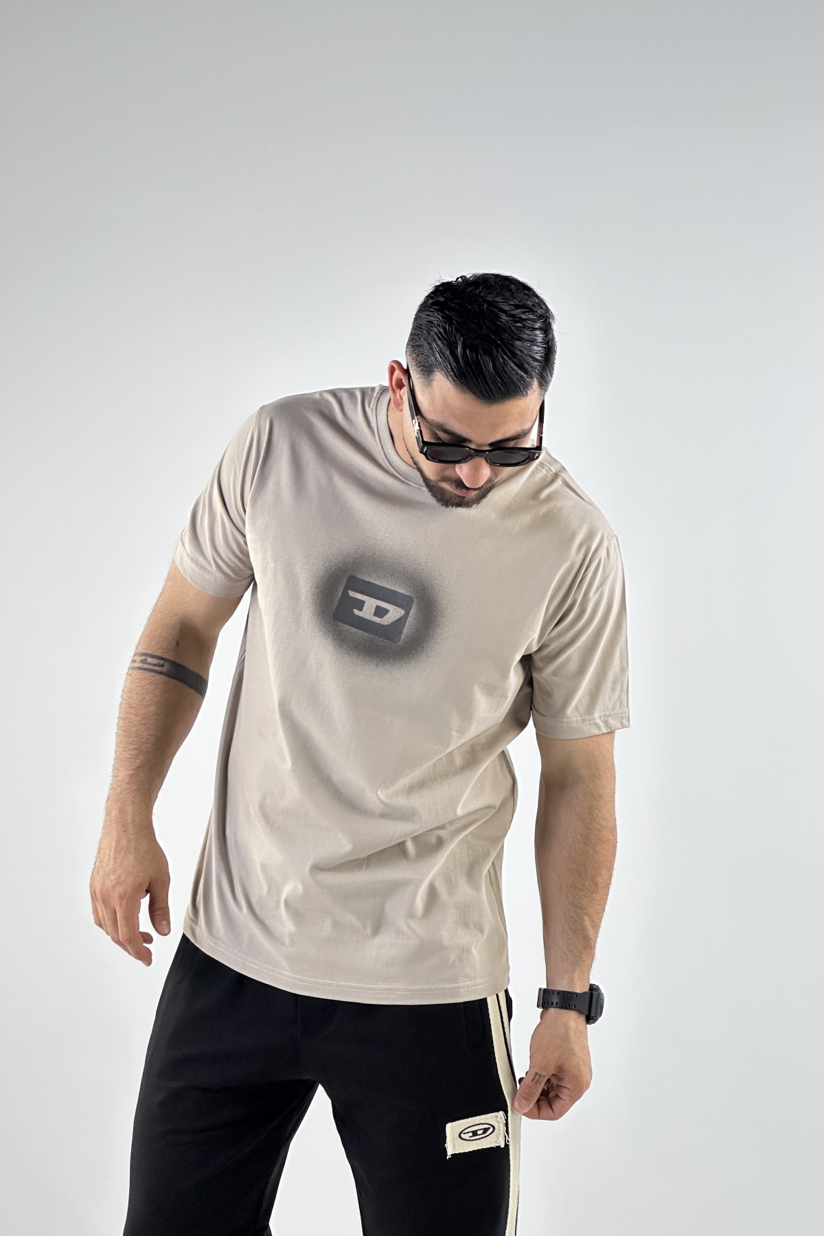 تیشرت چاپ D پنبه  (7729)