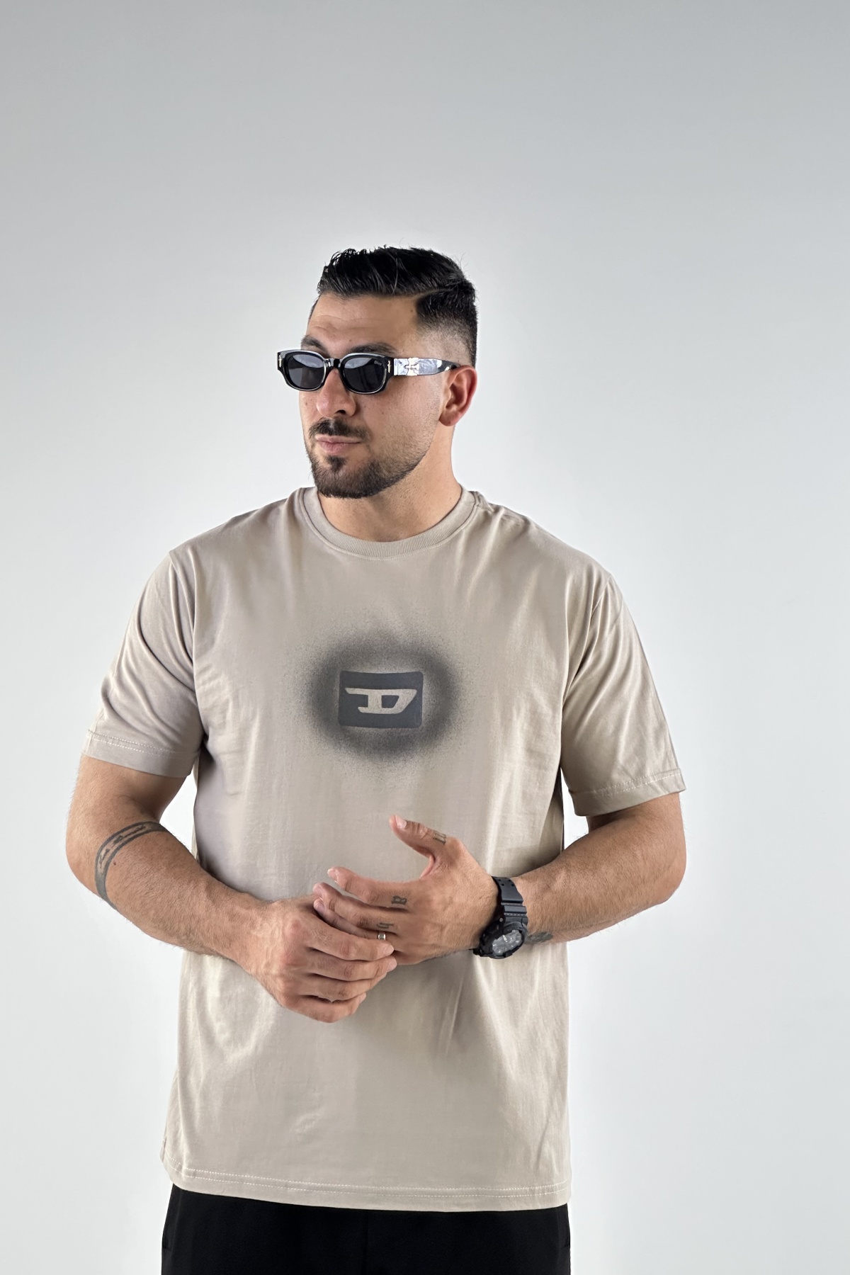 تیشرت چاپ D پنبه  (7729)