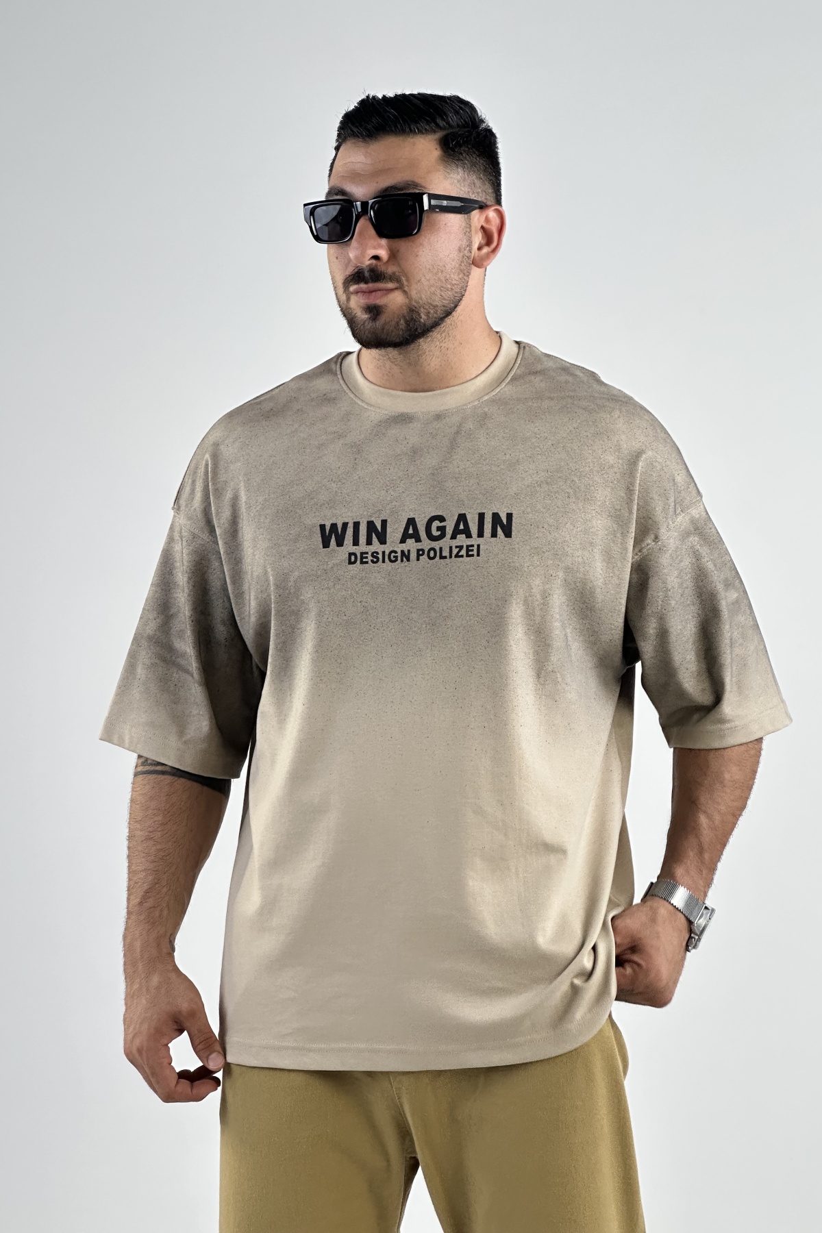 تیشرت WIN AGAIN پنبه  (7776)