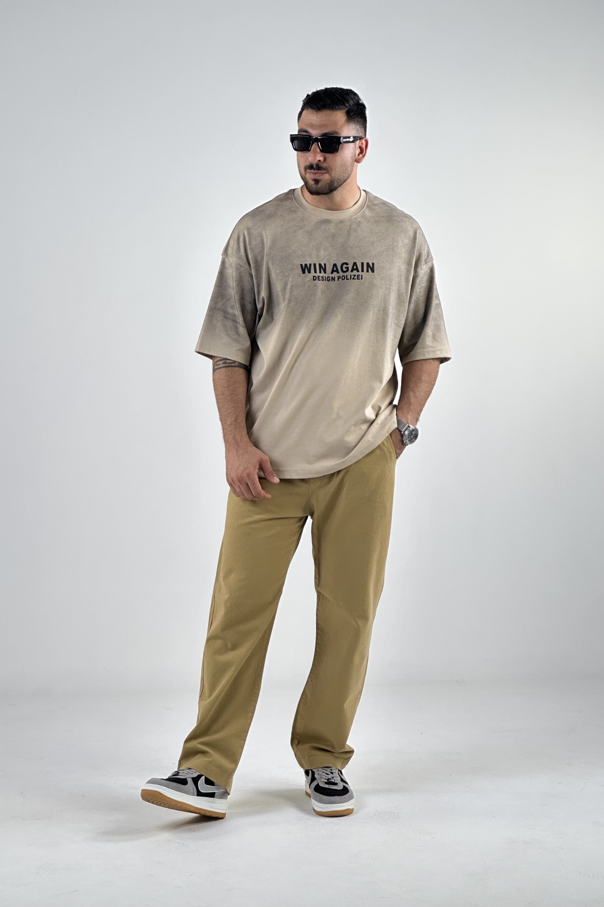 شلوار بگ کتان (7698)