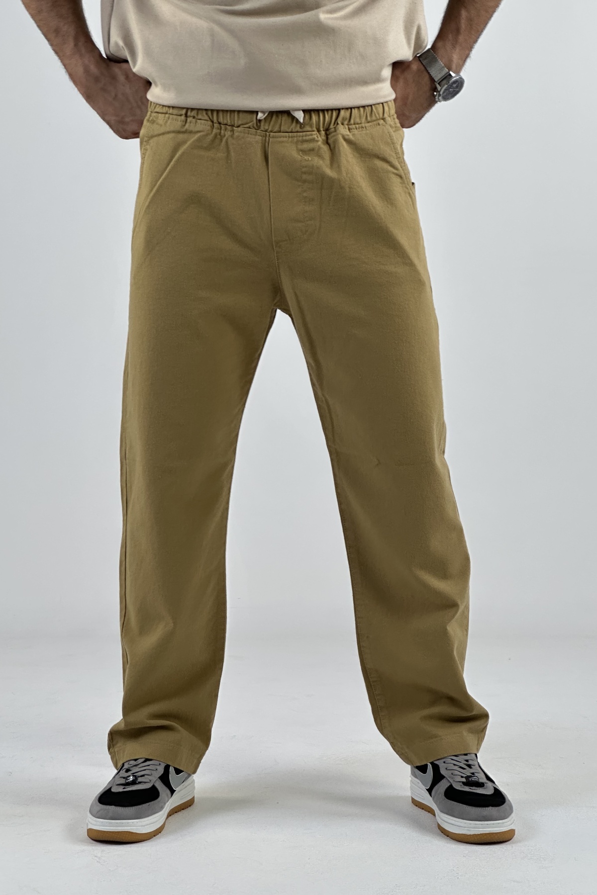 شلوار بگ کتان (7698)