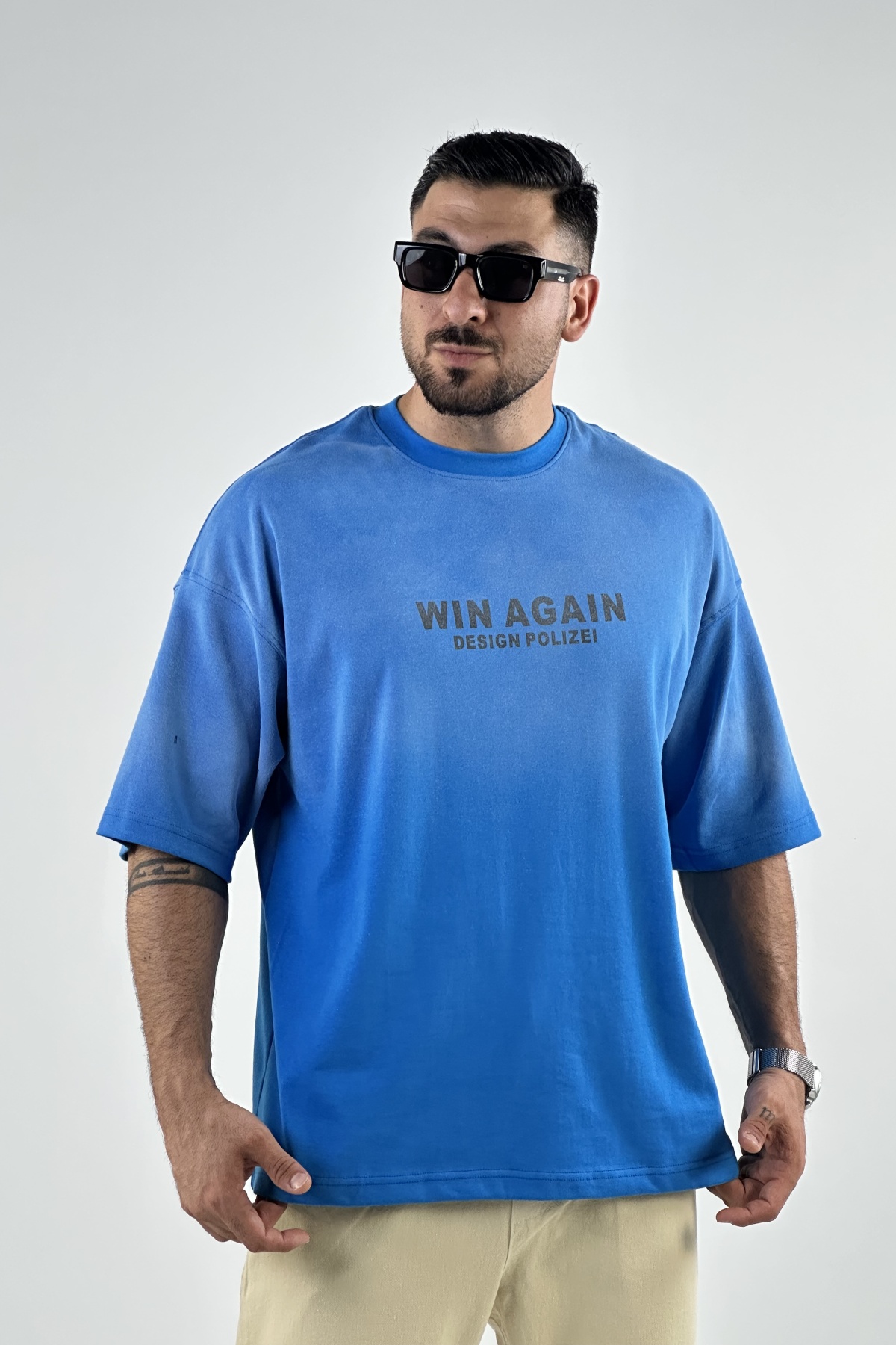 تیشرت WIN AGAIN پنبه  (7776)