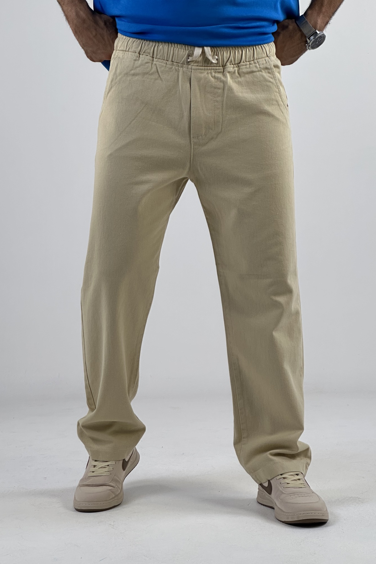 شلوار بگ کتان (7698)