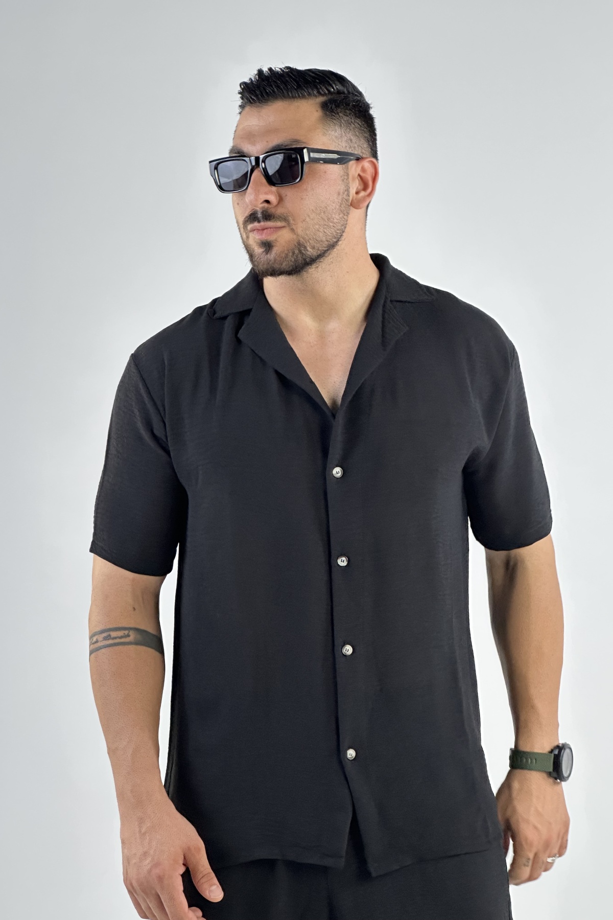 ست پیراهن شلوارک لینن (7774)