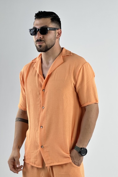 ست پیراهن شلوارک لینن (7774)