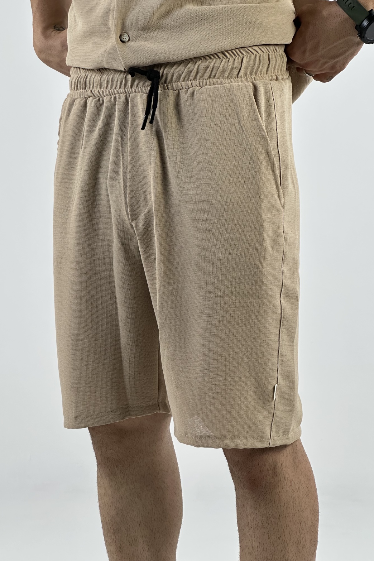 ست پیراهن شلوارک لینن (7774)