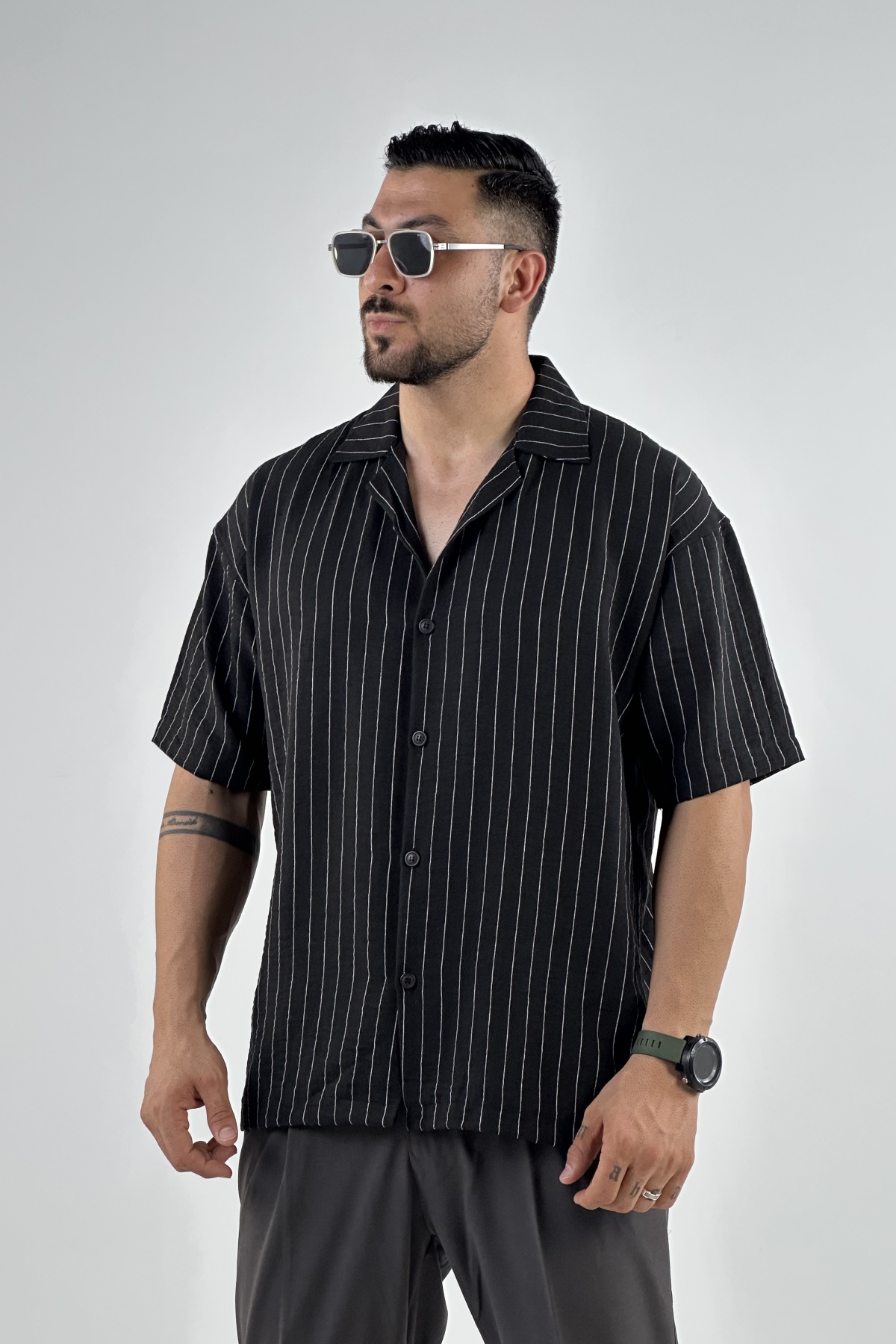 پیراهن یقه انگلیسی دیپلمات  (7777)