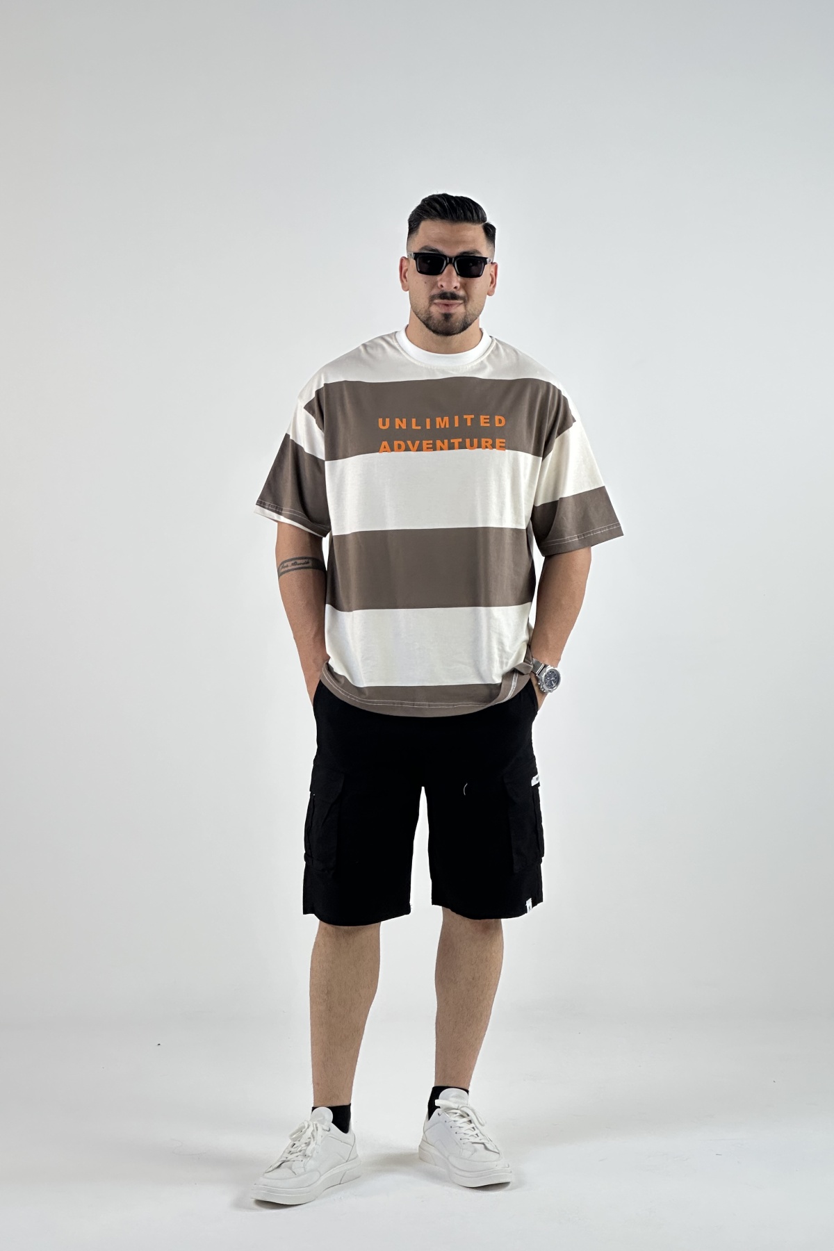 تیشرت رینگری جلو چاپ  (7828)