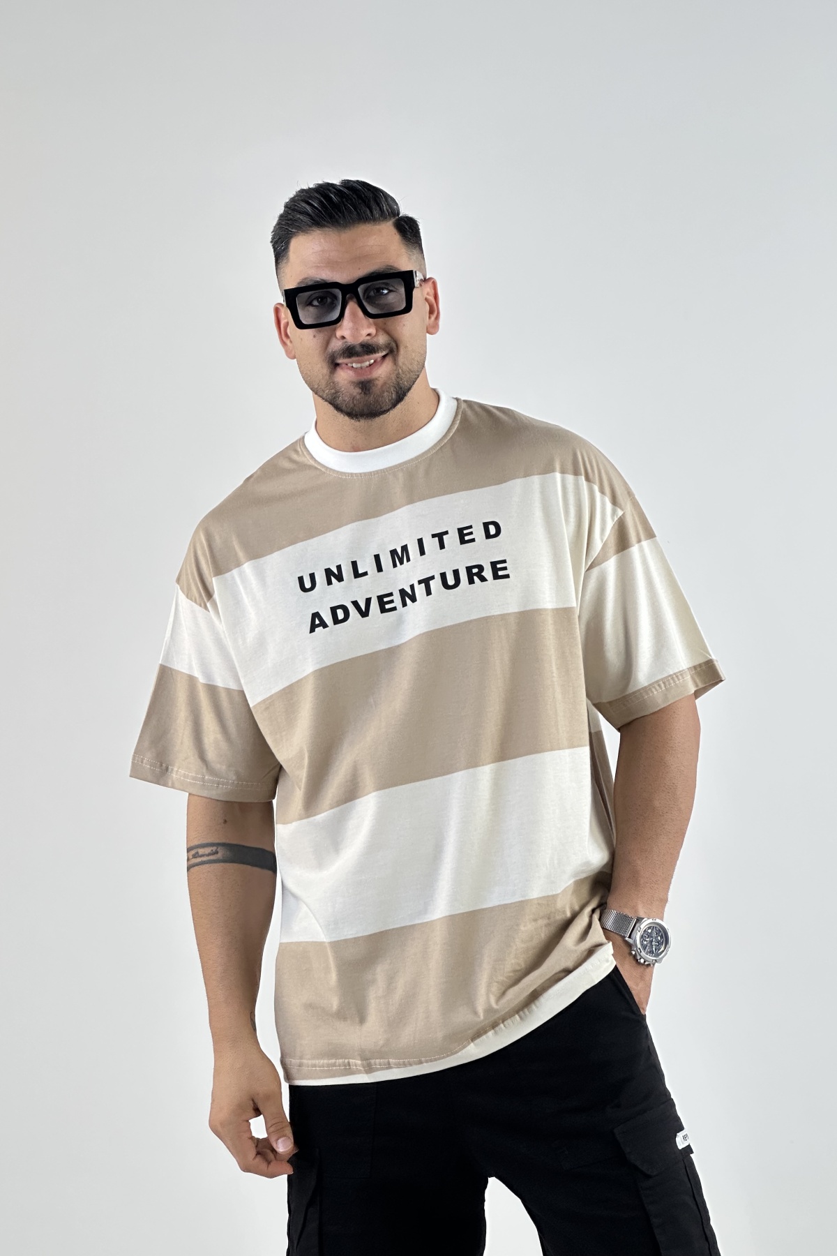 تیشرت رینگری جلو چاپ  (7828)