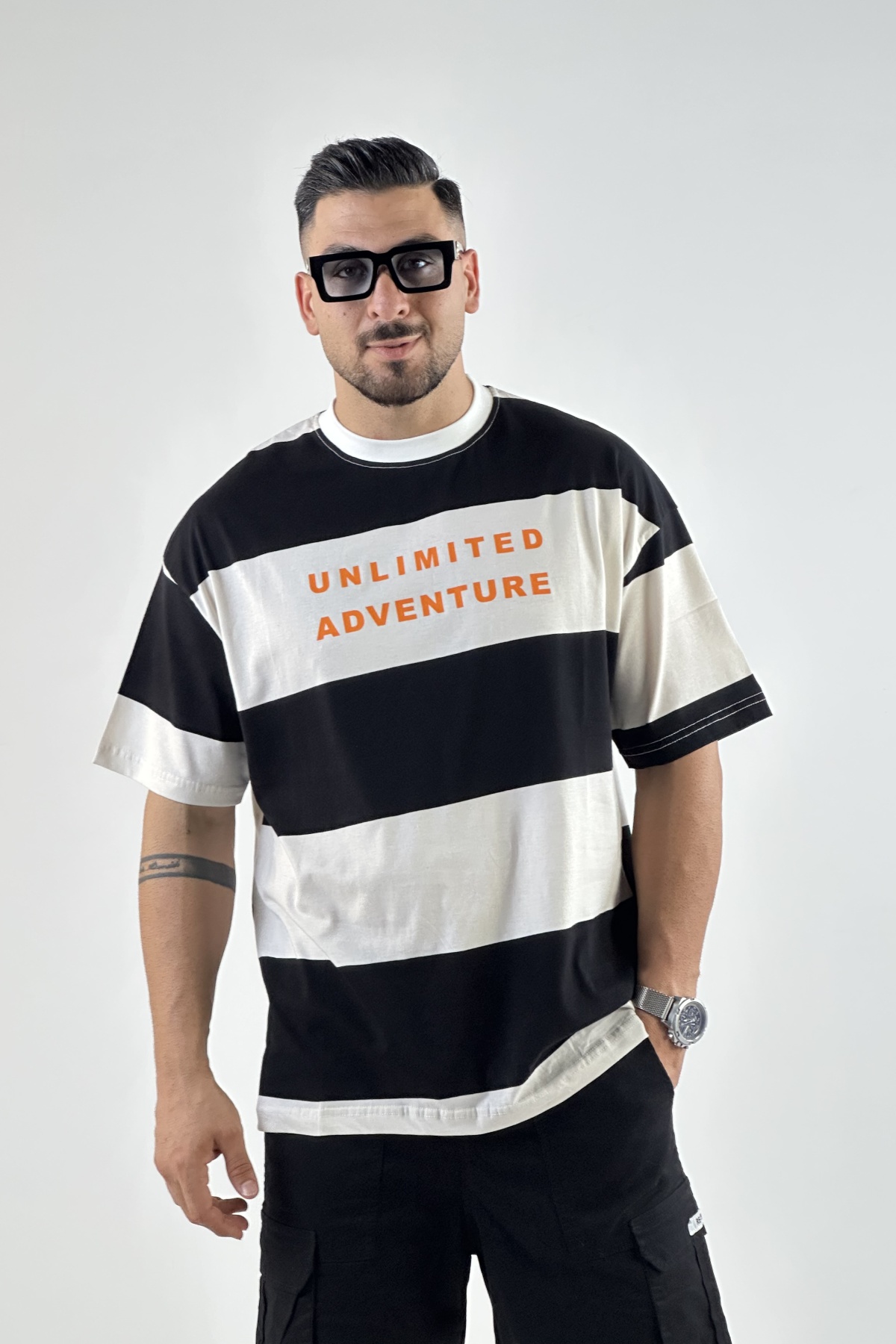 تیشرت رینگری جلو چاپ  (7828)