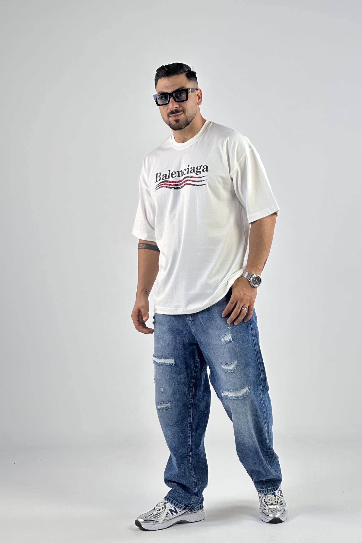 تیشرت چاپ BALENCIAGA ماکان  (7723)