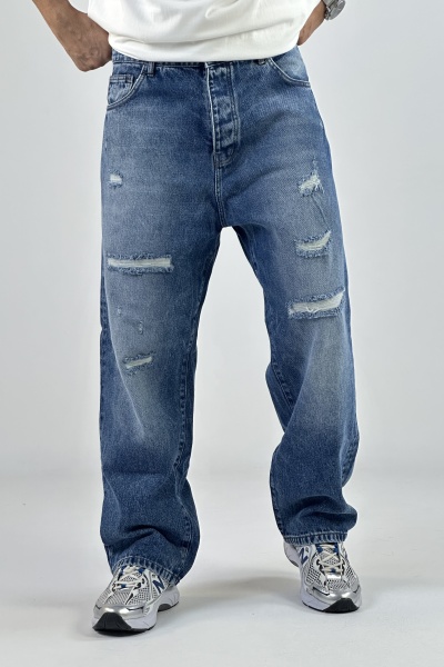 شلوار فول بگ زاپدار  (6349)