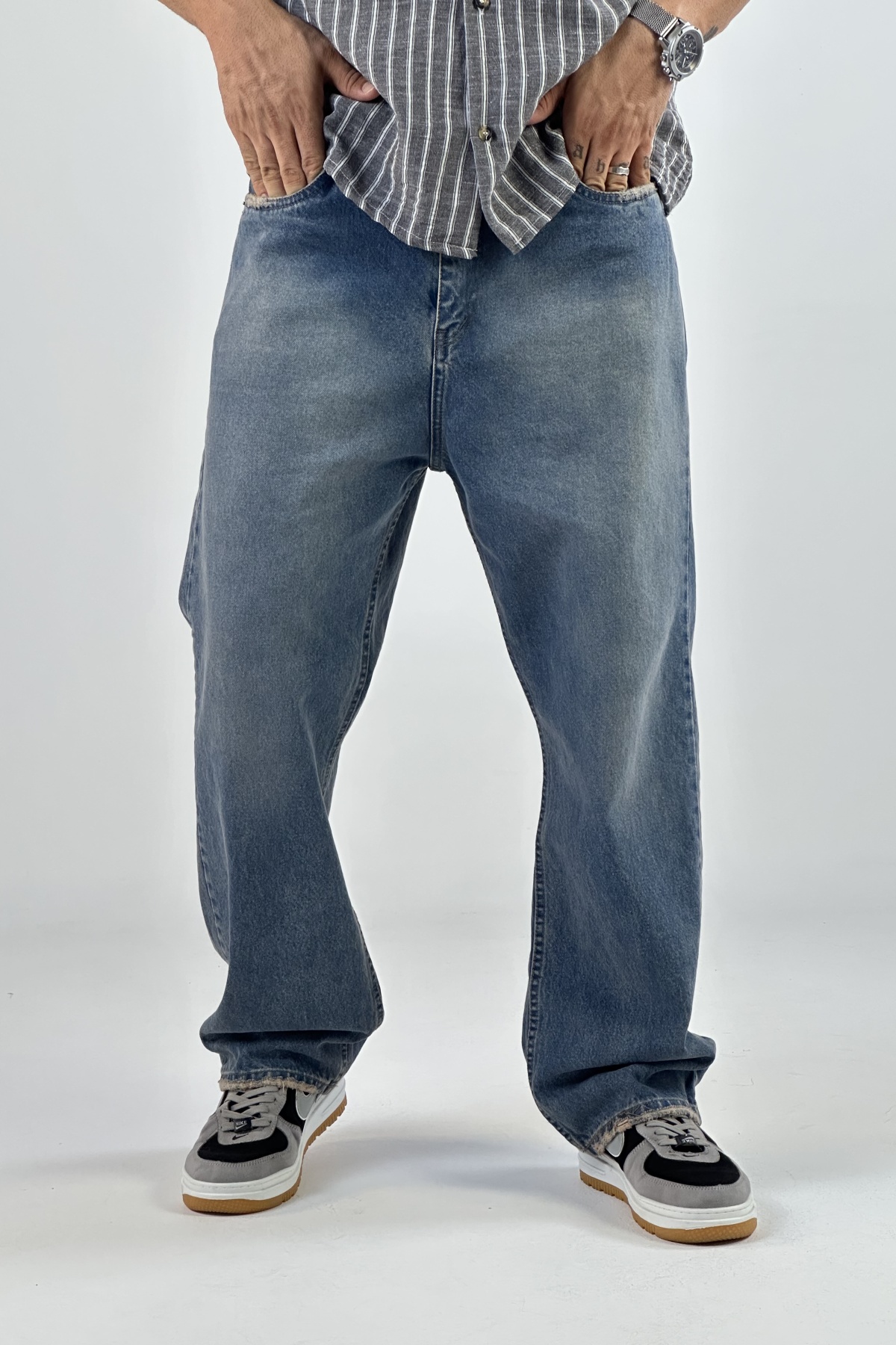 شلوار بگ ساده  (7570)