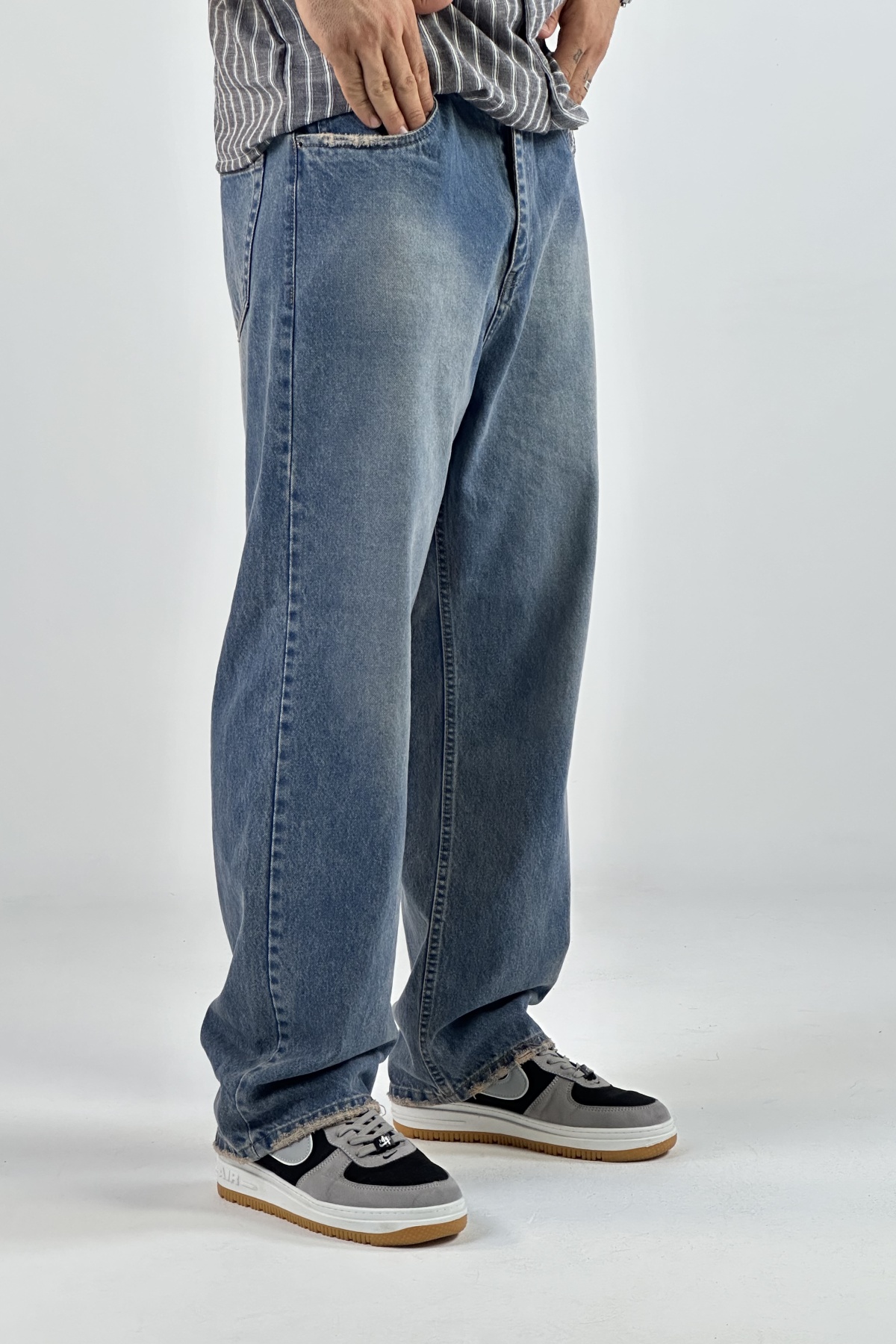 شلوار بگ ساده  (7570)