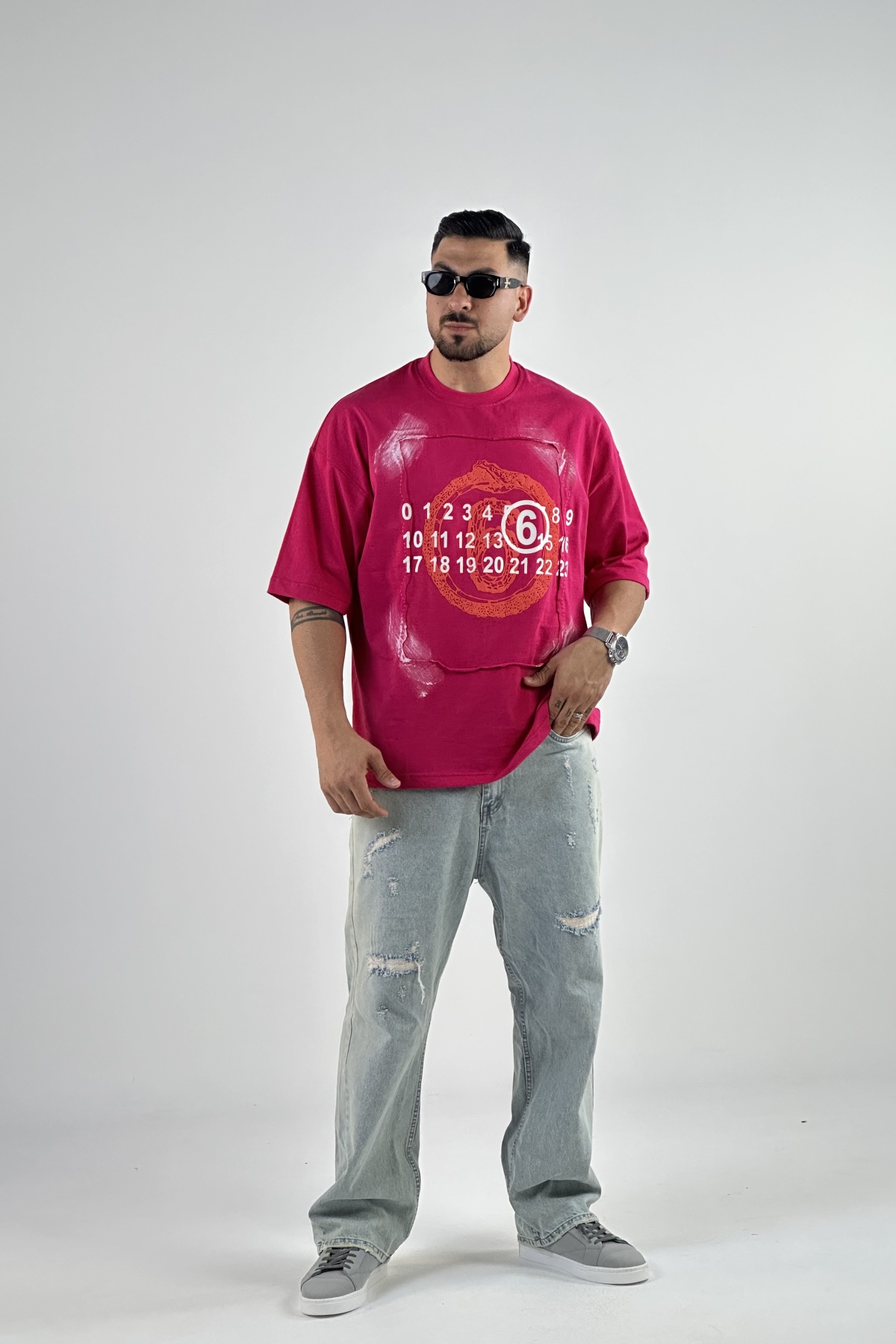 تیشرت تیکه دوزی ماکان  (7831)