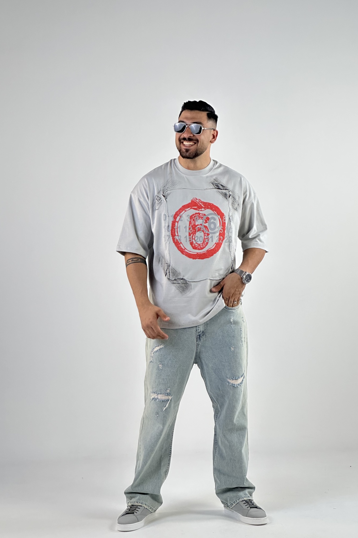 تیشرت تیکه دوزی ماکان  (7831)