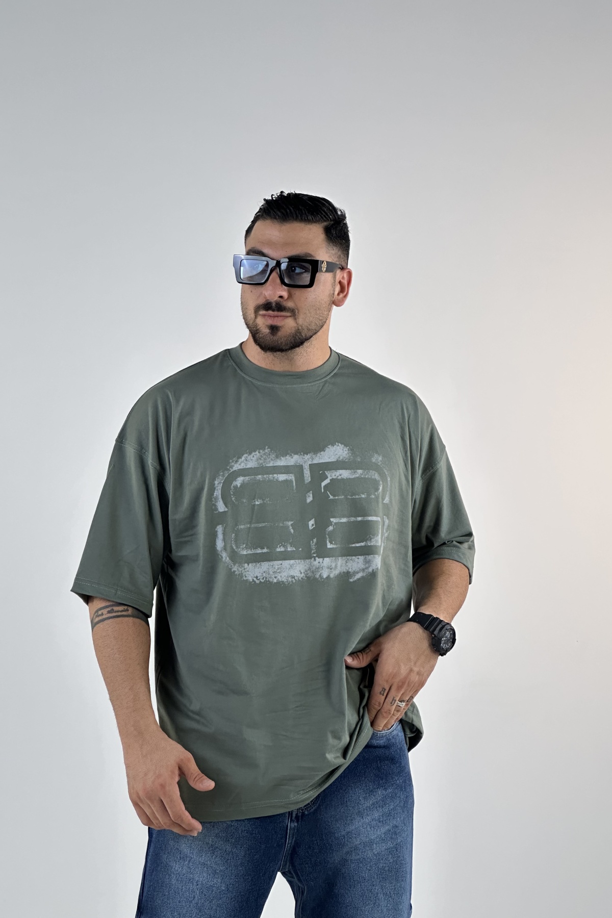 تیشرت چاپ برجسته بالنسیاگا  