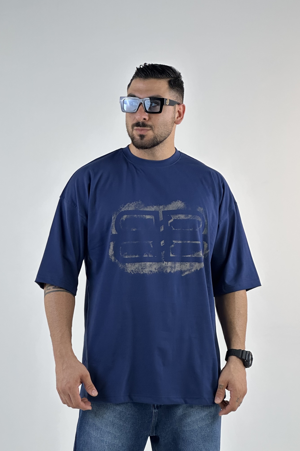 تیشرت چاپ برجسته بالنسیاگا  