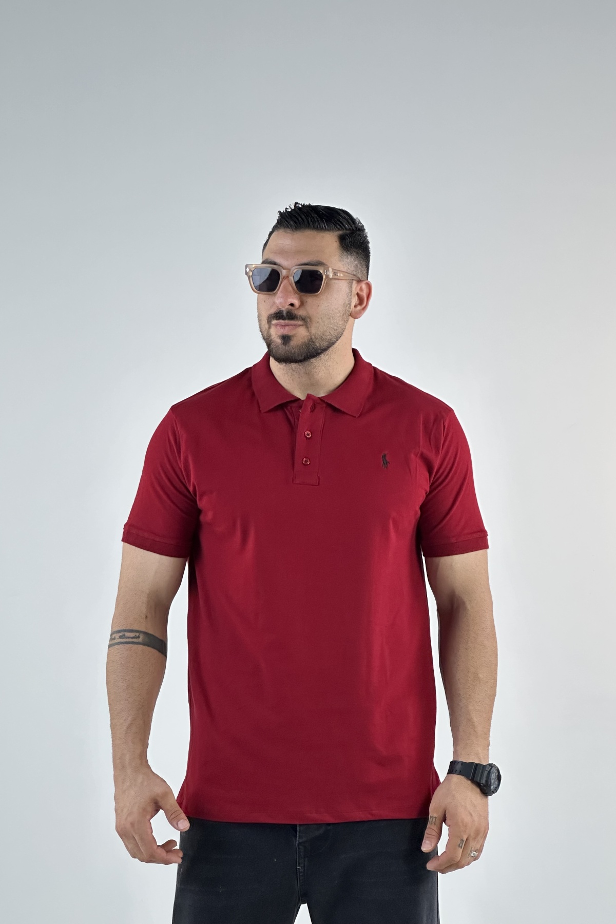 تیشرت جودون یقه دار