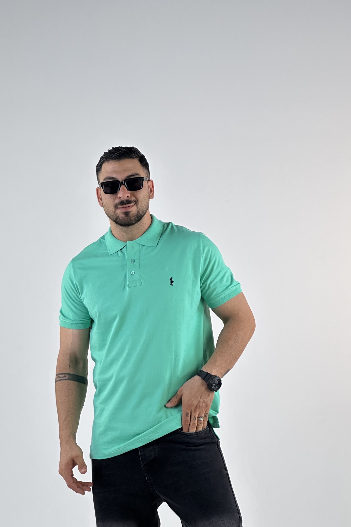 تیشرت جودون یقه دار