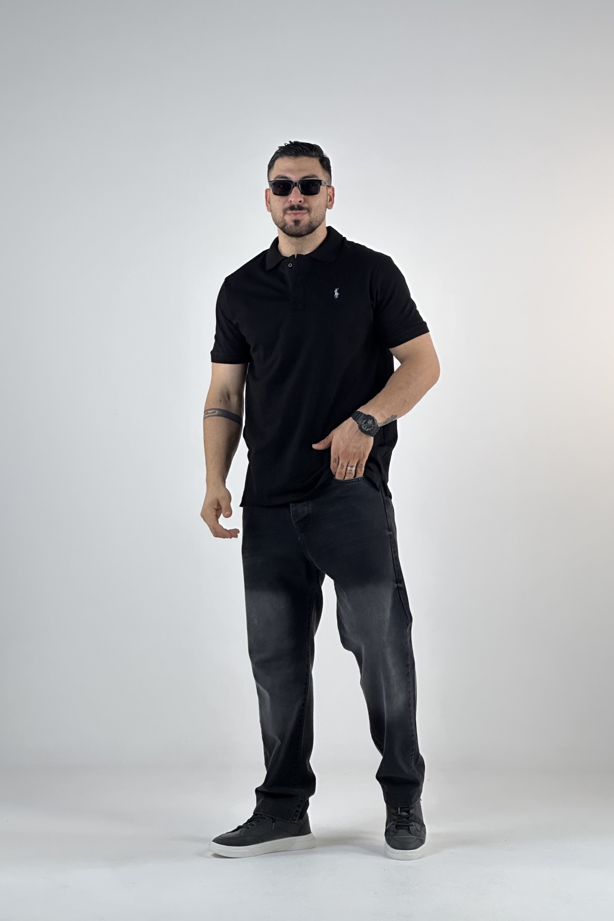 تیشرت جودون یقه دار