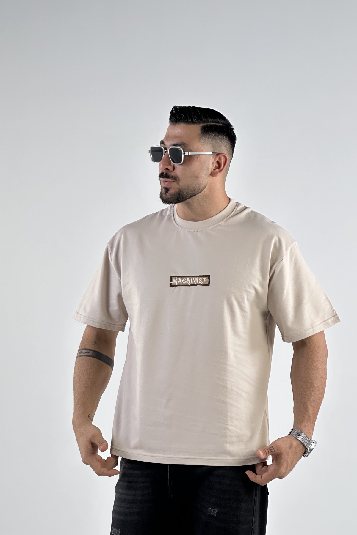 تیشرت گلدوزی مچینست (8127)