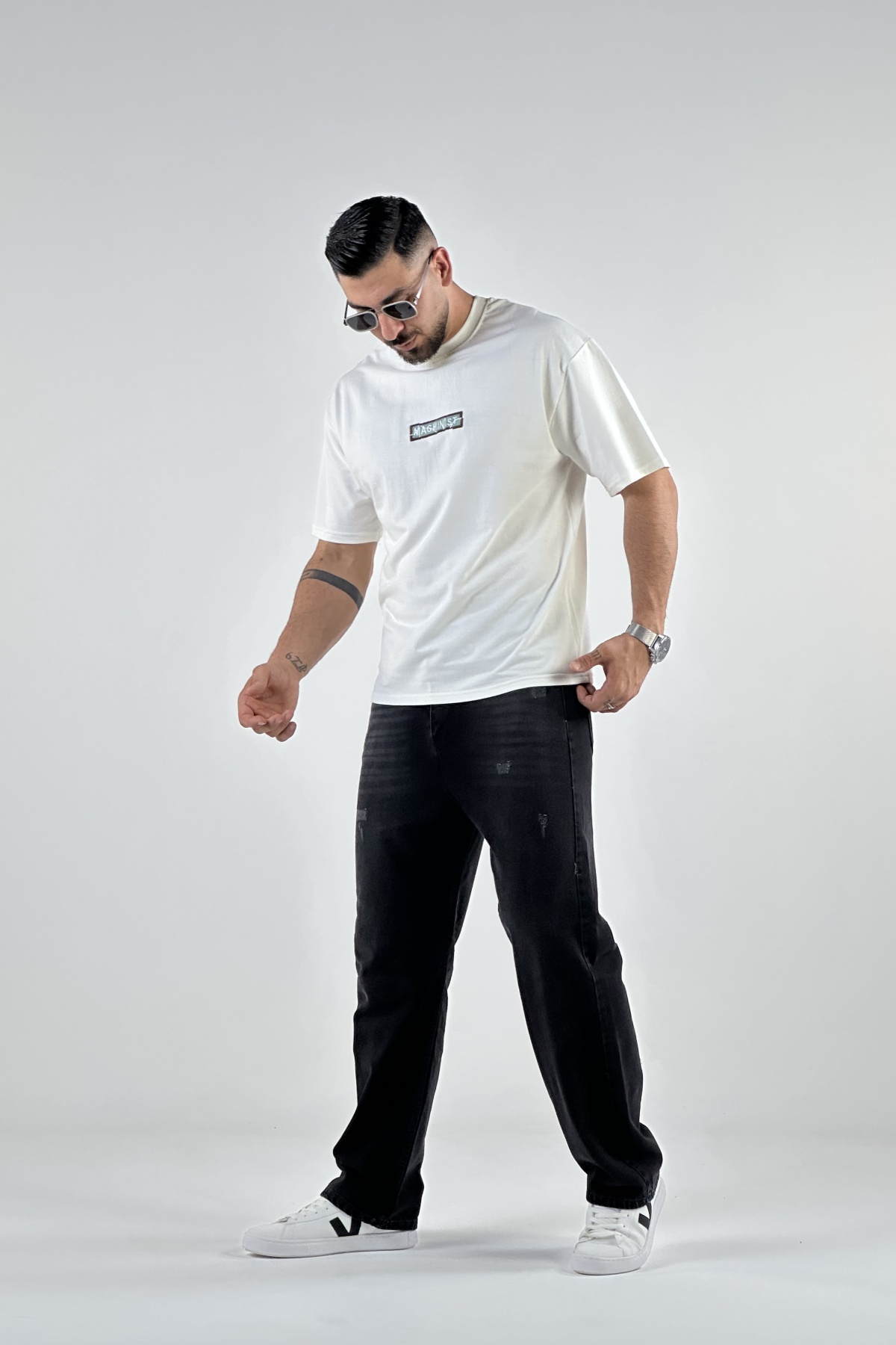 تیشرت گلدوزی مچینست (8127)