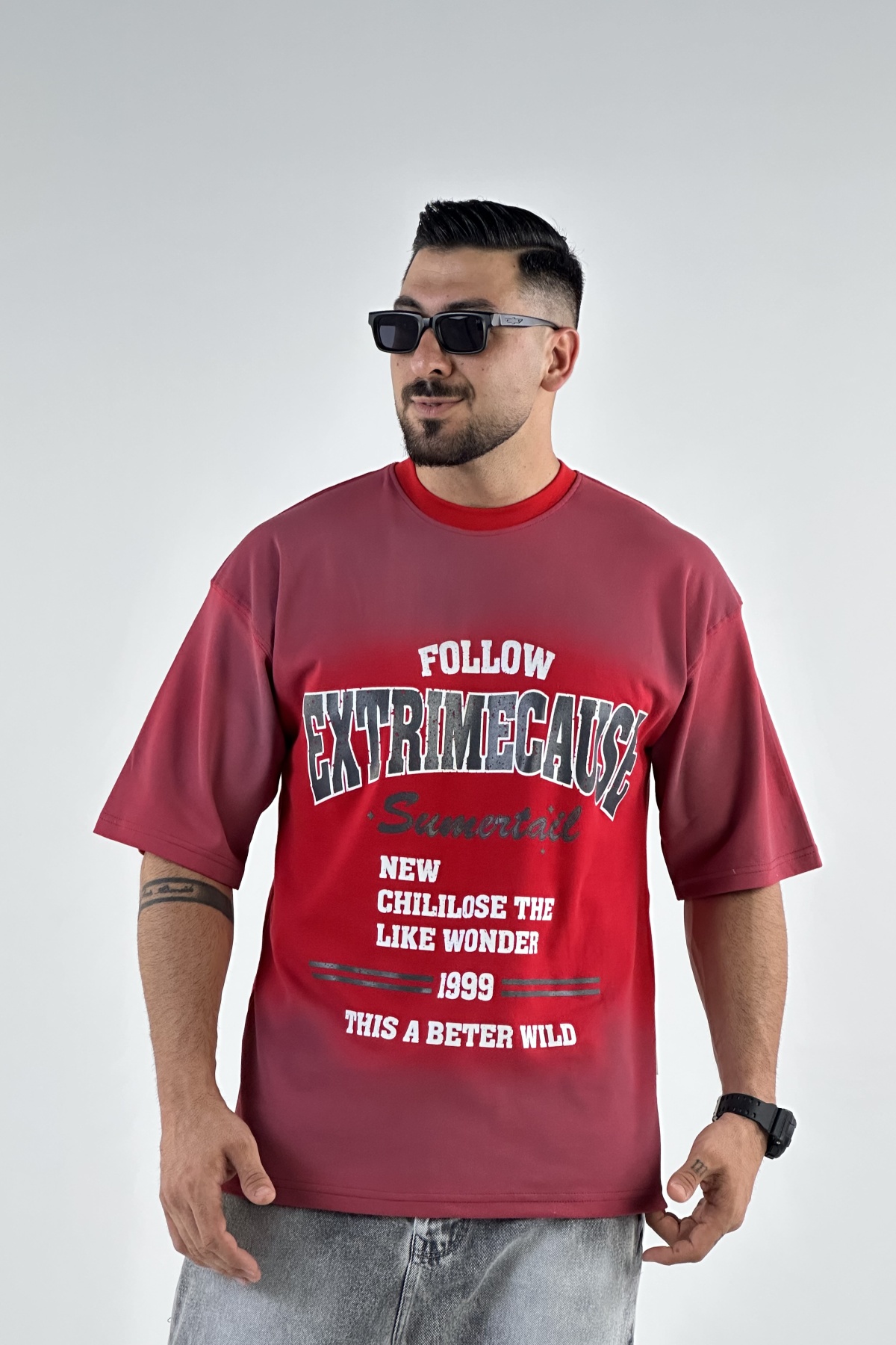 تیشرت چاپ FOLLOW ماکان  (8115)