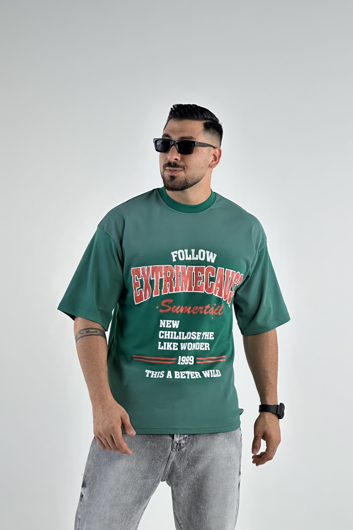 تیشرت چاپ FOLLOW ماکان  (8115)