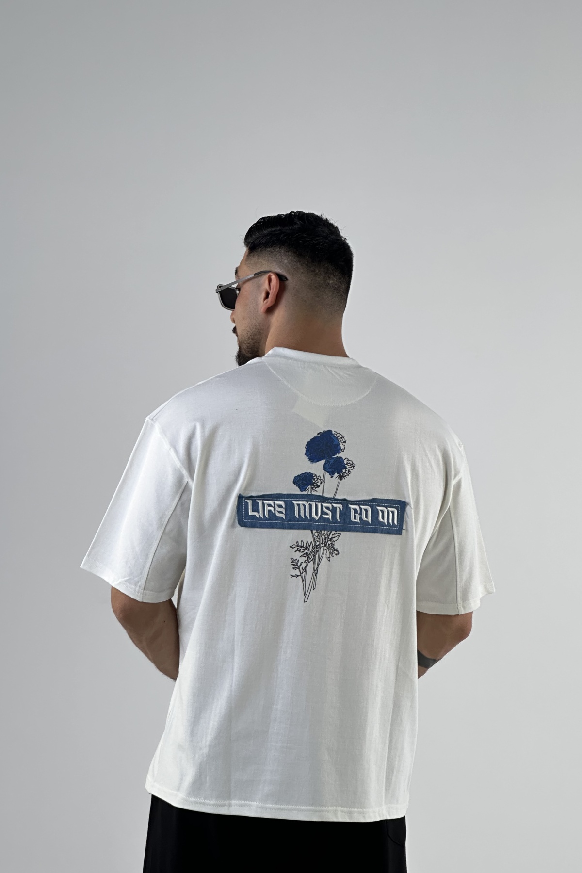 تیشرت چاپ و گلدوزی طرح چینی  (8170)